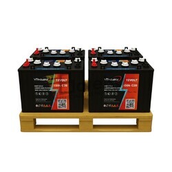 Pack 4 bater�as Byggy 12V 150A | VT INDUSTRIAL CNFL-1275